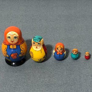 shelmar wood collection matreshka nesting dolls